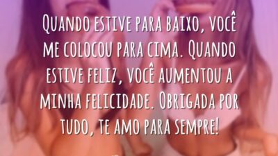 Quando estive pra baixo