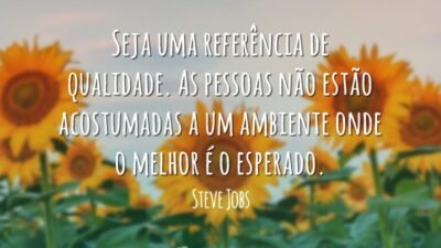 Seja uma referência de qualidade. As pessoas não estão acostumadas a um&hellip;