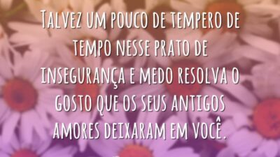 Talvez um pouco de tempero de tempo nesse prato de insegurança e&hellip;