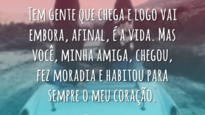 Você habitou meu coração