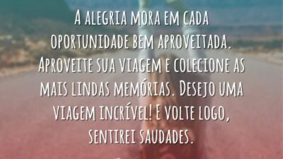 A alegria mora