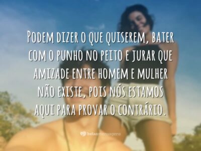 Amizade entre homem e mulher