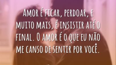 Amor é ficar