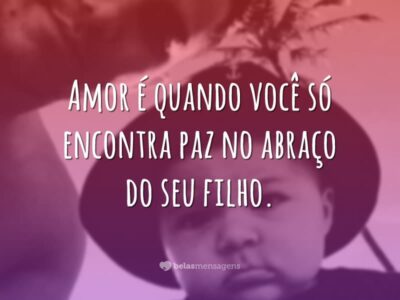 Amor é quando você