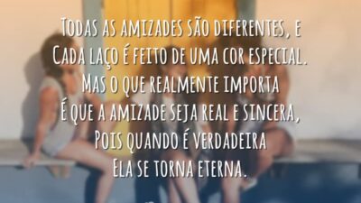 As amizades são diferentes