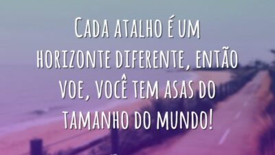 Cada atalho, um horizonte
