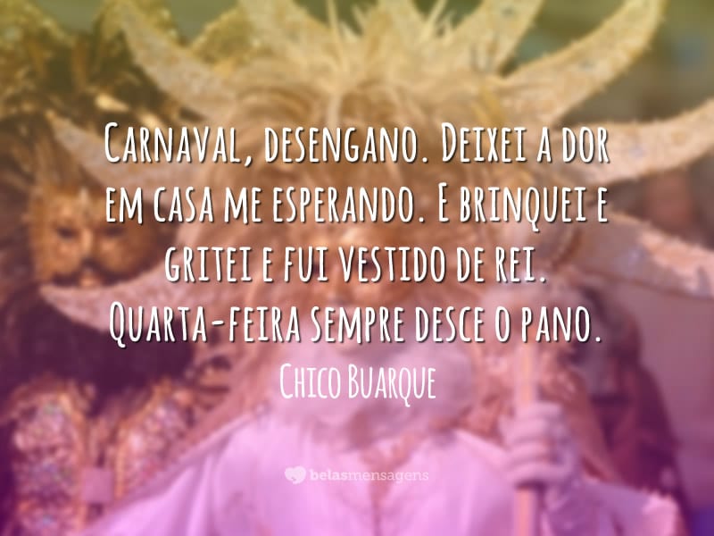 Frases de Chico Buarque - Belas Mensagens