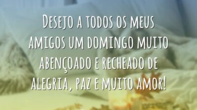 Desejo a todos os meus amigos um domingo muito abençoado e recheado&hellip;