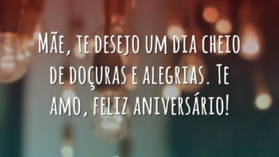 Desejo um dia cheio de doçuras
