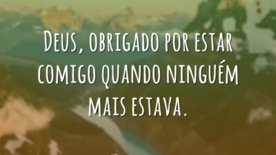 Deus, obrigado