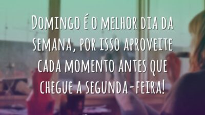Domingo é o melhor dia da semana, por isso aproveite cada momento&hellip;