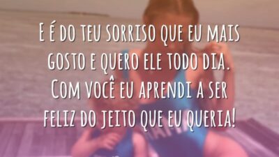E é do teu sorriso que eu mais gosto e quero ele&hellip;