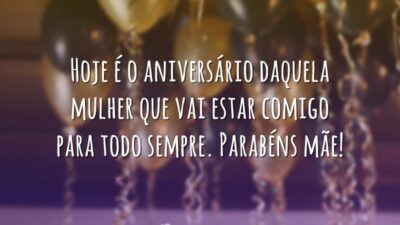 Hoje é o aniversário