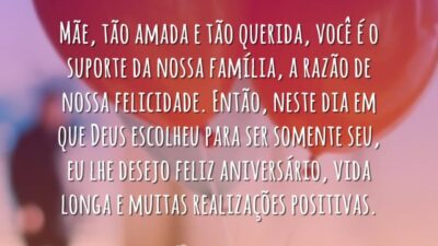 Mãe, tão amada