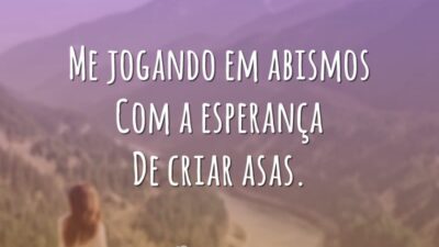 Me jogando em abismos