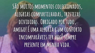 Muitos momentos colecionados