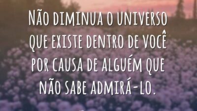 Não diminua o universo