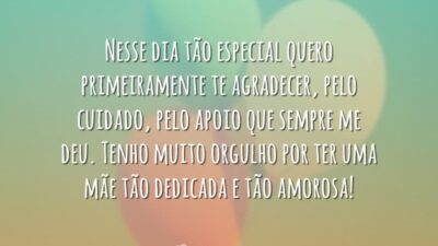 Nesse dia tão especial