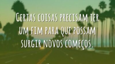 O fim precisa existir