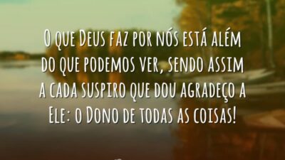 O que Deus faz