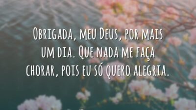 Obrigada, meu Deus