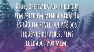Obrigada por tudo