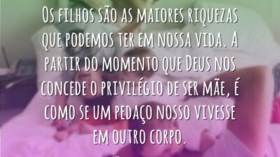 Os filhos são riquezas