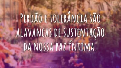 Perdão e tolerância