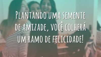Plantando uma semente de amizade
