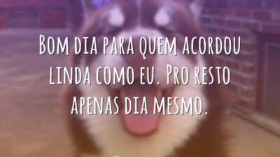 Bom dia para quem acordou linda como eu. Pro resto apenas dia&hellip;