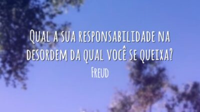 Qual a sua responsabilidade