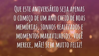 Que este aniversário seja