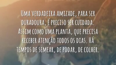 Receita para amizade duradoura