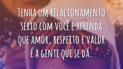 Relacionamento sério com você