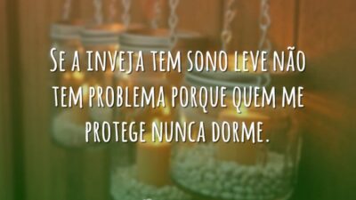 Se a inveja tem sono leve não tem problema porque quem me&hellip;