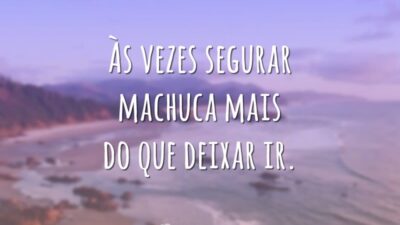 Segurar machuca mais