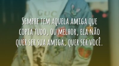 Sempre tem aquela amiga que copia tudo, ou melhor, ela não quer&hellip;