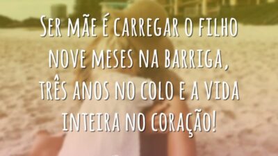 Ser mãe é carregar