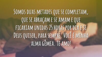 Somos duas metades