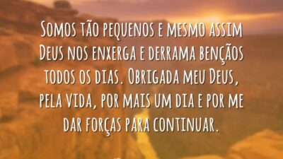 Somos tão pequenos