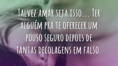 Talvez amar seja isso