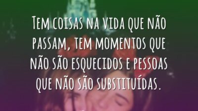 Tem coisas na vida que não passam, tem momentos que não são&hellip;