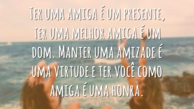 Ter você é uma honra