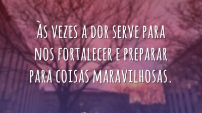 A dor serve para