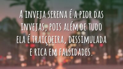 A inveja serena