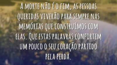A morte não é o fim