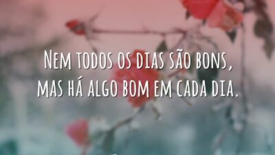 Algo bom em cada dia