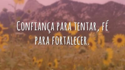 Confiança para tentar