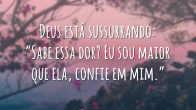 Deus está sussurrando