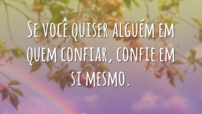 Confie em si mesmo